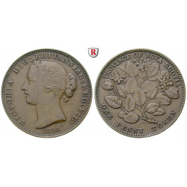 Kanada, Nova Scotia, Victoria, Penny Token 1856, ss