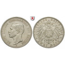 Deutsches Kaiserreich, Hessen, Ernst Ludwig, 2 Mark 1899, A, ss+, J. 72