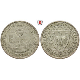 Weimarer Republik, 3 Reichsmark 1931, Magdeburg, A, vz/vz-st, J. 347