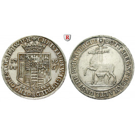 Stolberg, Stolberg-Stolberg und Stolberg-Roßla, Christoph Ludwig II. und Friedrich Botho, 2/3 Taler 1739, ss