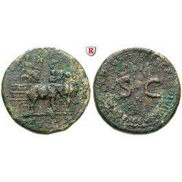 Römische Kaiserzeit, Titus, Sesterz 79, ss