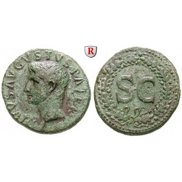 Römische Kaiserzeit, Augustus, As 22-26 (unter Tiberius), ss-vz