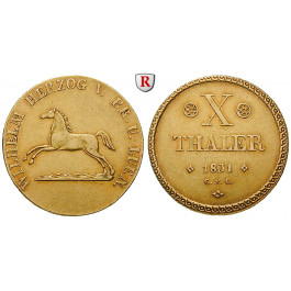 Braunschweig, Herzogtum Braunschweig, Wilhelm, 10 Taler 1831, ss-vz