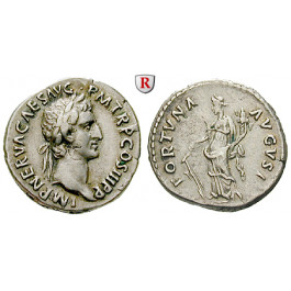 Römische Kaiserzeit, Nerva, Denar 96-98, ss+