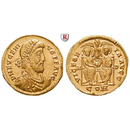 Römische Kaiserzeit, Eugenius, Solidus 392-394, f.prfr.
