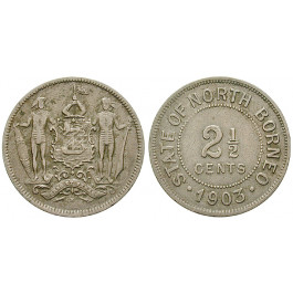 Britisch-Nordborneo, 2 1/2 Cents 1903, ss