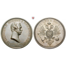 Russland, Alexander II., Silbermedaille 1856, vz