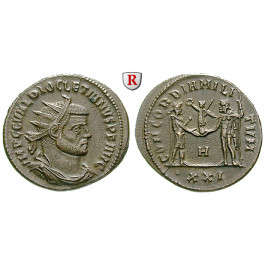 Römische Kaiserzeit, Diocletianus, Antoninian 291, vz