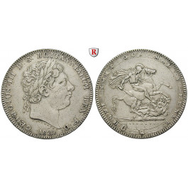 Grossbritannien, George III., Crown 1820, ss+
