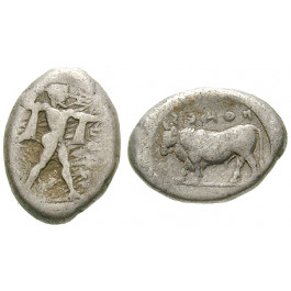 Italien-Lukanien, Poseidonia, Stater 420-410 v.Chr., f.ss