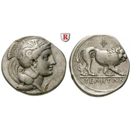Italien-Lukanien, Velia, Didrachme 340-334 v.Chr., ss+