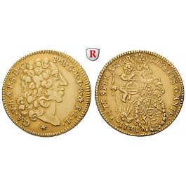 Bayern, Herzogtum, Karl Albrecht, 1/2 Karolin 1731, ss