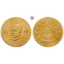 Iran, Sultan Ahmad Shah, 1/2 Toman 1919, 1,3 g fein, ss-vz