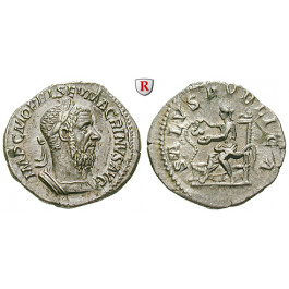 Römische Kaiserzeit, Macrinus, Denar Sept. 217 - März 218, vz