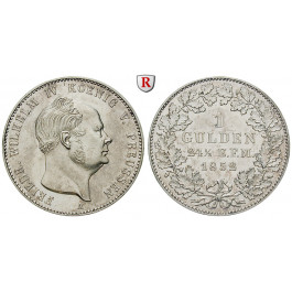 Brandenburg-Preussen, Königreich Preussen, Friedrich Wilhelm IV., Gulden 1852, f.vz