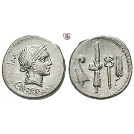 Römische Republik, C. Norbanus, Denar 83 v.Chr., ss-vz