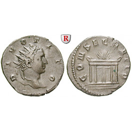 Römische Kaiserzeit, Titus, Antoninian 250-251 unter Trajanus Decius (249-251), ss-vz