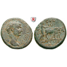 Römische Provinzialprägungen, Phönizien, Berytus, Traianus, Bronze 112-117, ss