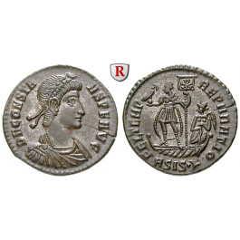 Römische Kaiserzeit, Constans, Bronze 348-350, vz-st