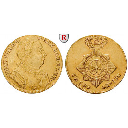 Brandenburg-Preussen, Königreich Preussen, Friedrich Wilhelm I., Dukat 1735, ss-vz