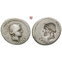 Römische Republik, C. Norbanus, Denar 83 v.Chr., ss