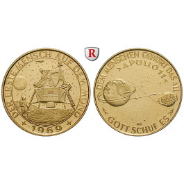 Zeitgeschehen, Goldmedaille 1969, 6,3 g fein, PP