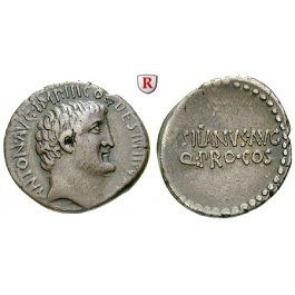 Römische Republik, Marcus Antonius, Denar 33 v.Chr., ss-vz