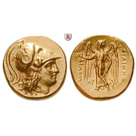 Makedonien, Königreich, Philipp III., Stater 323-317 v.Chr., vz+