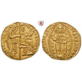 Italien, Venedig, Michele Steno, Zecchino o.J., vz-st