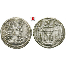 Sasaniden, Shapur II., Drachme 309-379, ss-vz