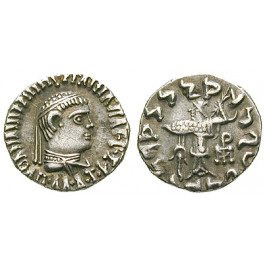 Baktrien und Indien, Königreich Baktrien, Apollodotos II. Philopator, Drachme, f.vz