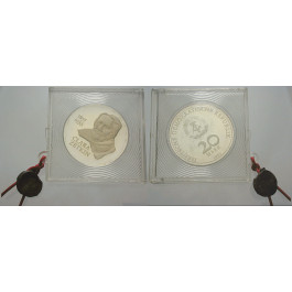 DDR, 20 Mark 1982, Zetkin, PP, J. 1587