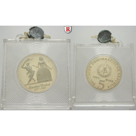 DDR, 5 Mark 1985, Neuber, PP, J. 1604