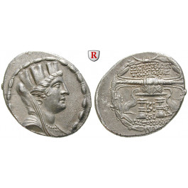 Seleukis und Pieria, Seleukeia Pieria, Tetradrachme Jahr 12 = 98-97 v.Chr., vz+