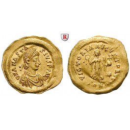Byzanz, Anastasius I., Tremissis, vz/ss-vz