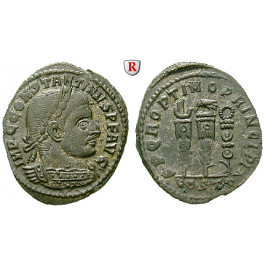 Römische Kaiserzeit, Constantinus I., Follis 312-313, vz