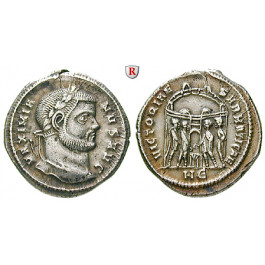 Römische Kaiserzeit, Maximianus Herculius, Argenteus 296, ss-vz
