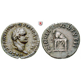 Römische Kaiserzeit, Domitianus, Caesar, Denar 80-81, ss
