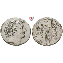 Syrien, Königreich der Seleukiden, Antiochos VIII., Tetradrachme 121-113 v.Chr., f.vz