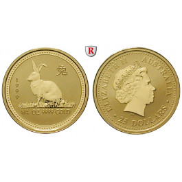 Australien, Elizabeth II., 25 Dollars 1999, 7,76 g fein, st