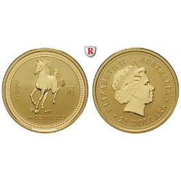Australien, Elizabeth II., 25 Dollars 2002, 7,76 g fein, st