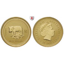 Australien, Elizabeth II., 25 Dollars 2007, 7,76 g fein, st