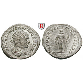 Römische Kaiserzeit, Caracalla, Antoninian 216, vz-st