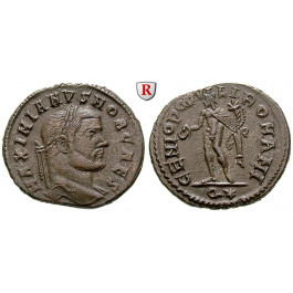 Römische Kaiserzeit, Galerius, Follis 299, ss-vz