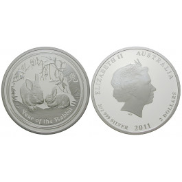 Australien, Elizabeth II., 2 Dollars 2011, PP