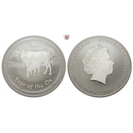 Australien, Elizabeth II., 10 Dollars 2009, 310,69 g fein, st