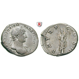 Römische Kaiserzeit, Hadrianus, Denar 119-122, ss