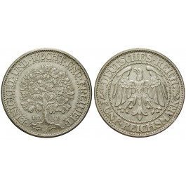 Weimarer Republik, 5 Reichsmark 1931, Eichbaum, J, vz, J. 331