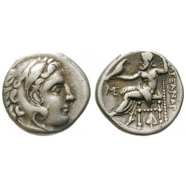 Makedonien, Königreich, Alexander III. der Grosse, Drachme 310-301 v.Chr., ss+