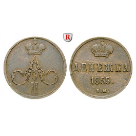 Russland, Alexander II., Deneschka 1855, ss+